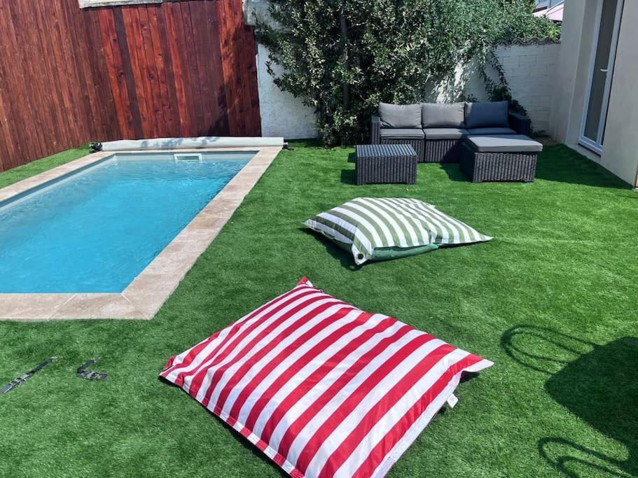 Maison Climatisee, Piscine, A 5 Minutes Des Grands Buffets Narbonne Buitenkant foto